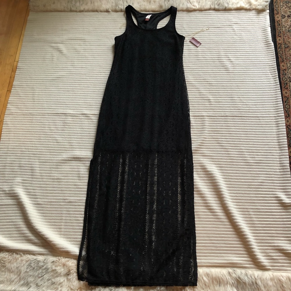 No boundaries lace maxi racerback summer dress